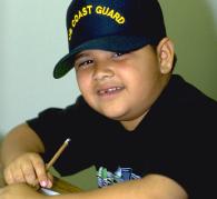 Elementary school boy in MOVE IT Math Project GRAD USA
